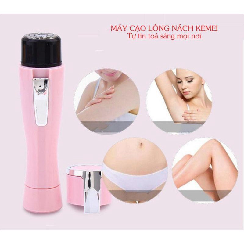 [HOT] Máy Wax Lông Nách Giúp Loại Bỏ Những Vùng Lông Nách 1 Cách Dễ Dàng KM-1102 (HÀNG CHUẨN GIÁ ĐẸP)