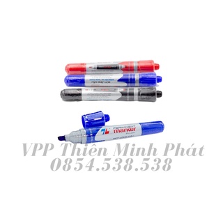 Combo 10 bút lông dầu 2 đầu thiên long pm-09