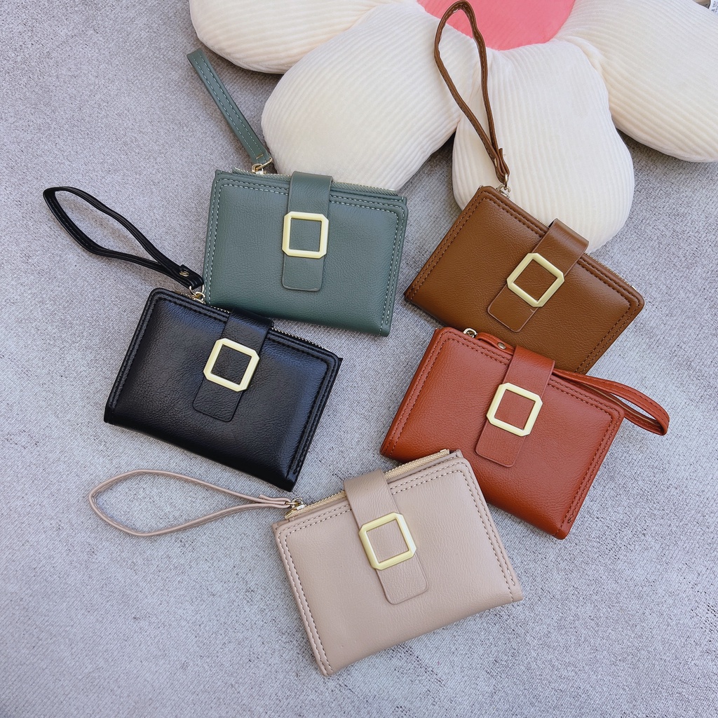 Min's Shoes - Ví nữ mini cao cấp ngắn nhỏ gọn bỏ túi thời trang ví 308