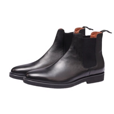 Giày thời trang nam Chelsea boots da bò nguyên tấm tăng 3.5cm chiều cao | BigBuy360 - bigbuy360.vn