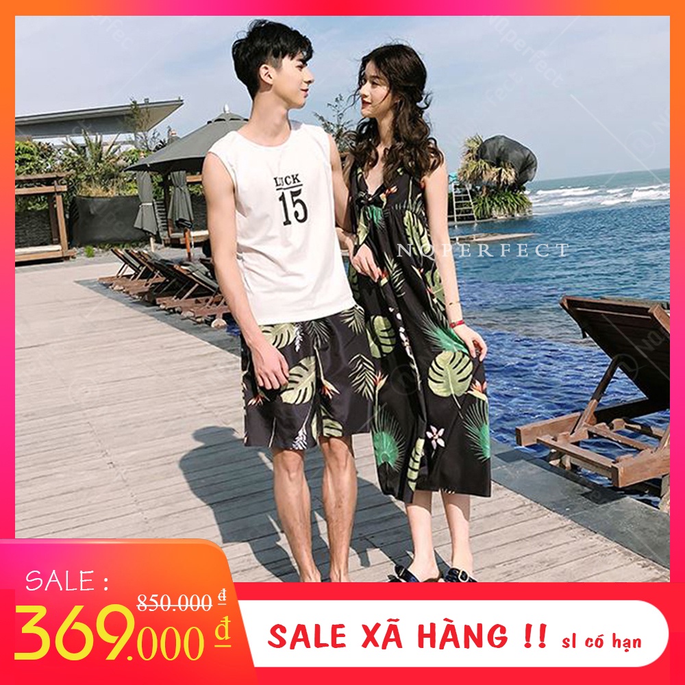 [SALE XẢ HÀNG] Set cặp đôi/Quần áo Nam Nữ đi biển 2022 - hàng chuẩn Shop cao cấp