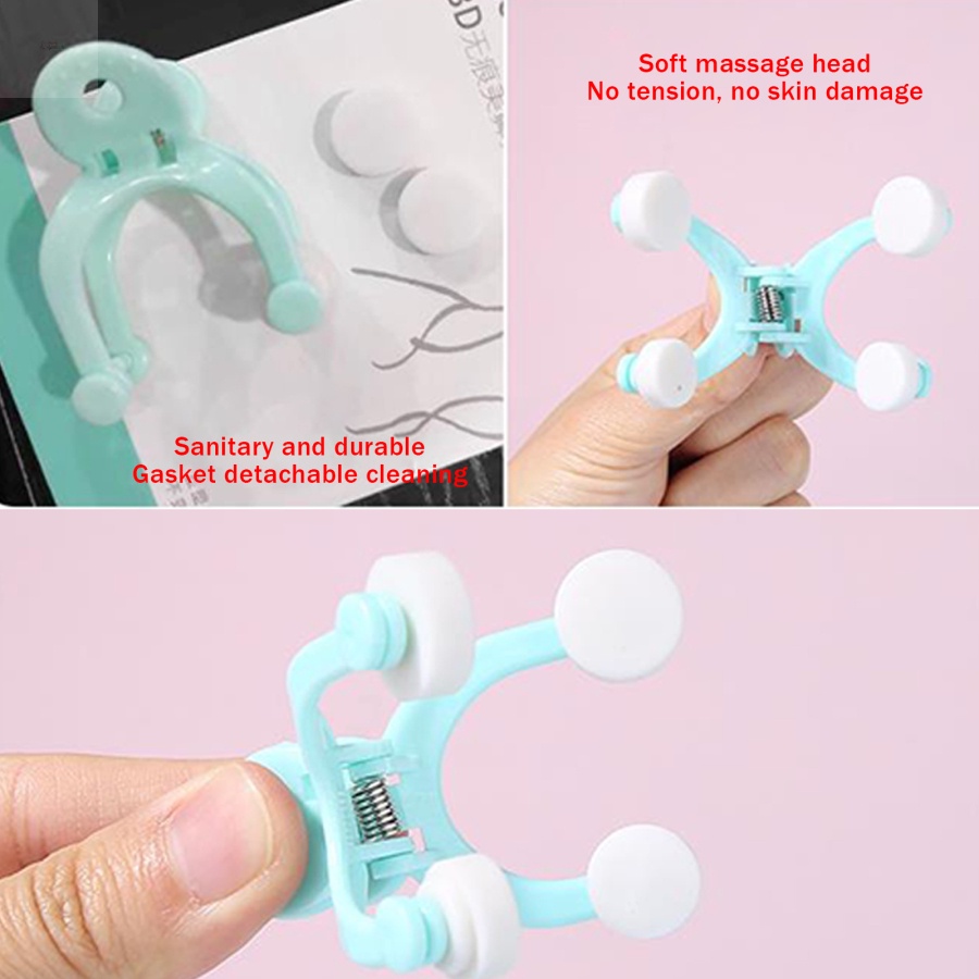 Dụng Cụ Mát Xa Nâng Mũi + Kẹp Giúp Làm Đẹp Tiện Dụng