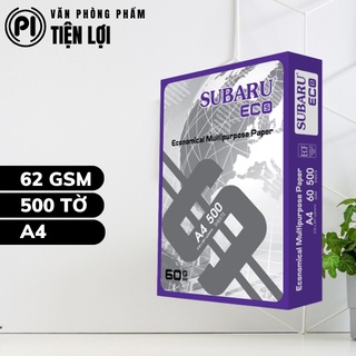 Giấy in a4 subaru - định lượng 62gsm - 500 tờ