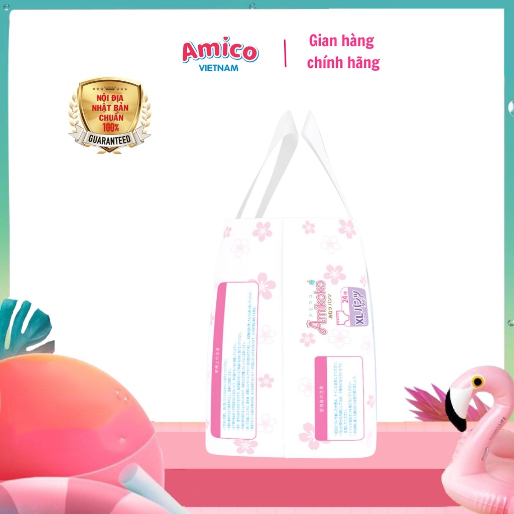 Bỉm quần AMIKOKO cho bé sizeL28 cho bé từ 9-14kg - 10M