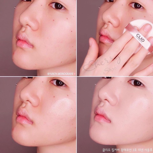 Phấn Nước Clio Kill Cover Glow Cushion SPF50+ PA+++ (kèm 1 lõi ) | BigBuy360 - bigbuy360.vn