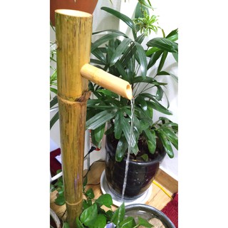 Thác nước phong thủy  tre- Size lớn (60Cm)