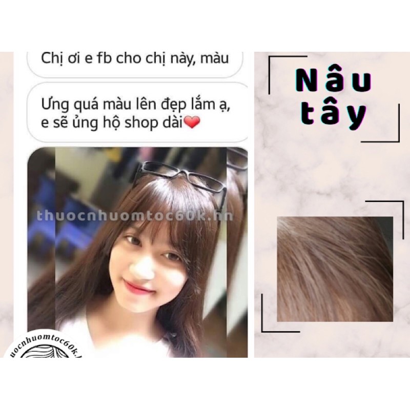 Thuốc nhuộm màu nâu tây kèm trợ dưỡng găng tay thuocnhuomtoc60k.hanoi thuocnhuomtoc60khanoi | BigBuy360 - bigbuy360.vn