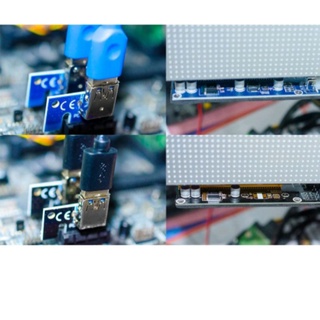 Thẻ đồ hoạ pci-e riser 009s 16x cổng usb3.0