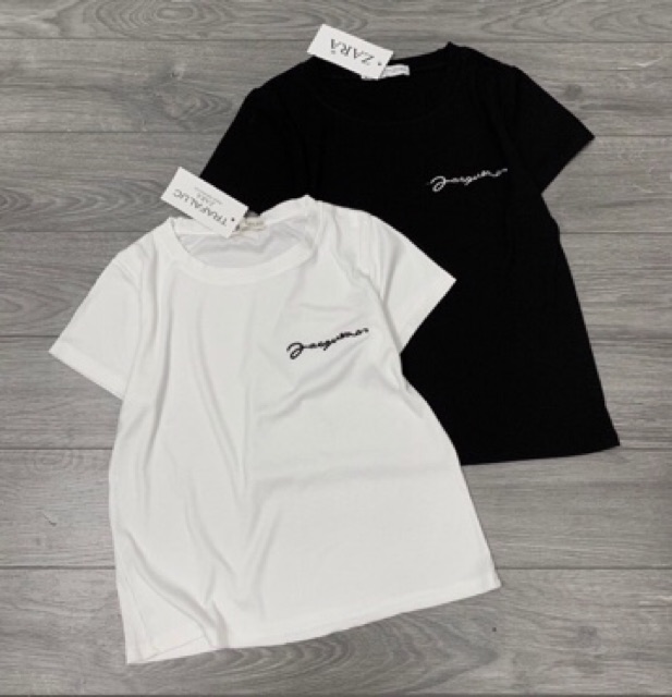 [ Mã WASTAPR giảm 10K đơn 50K] [saleÁo phông nữ trơn cotton tăm thêu chữ | BigBuy360 - bigbuy360.vn