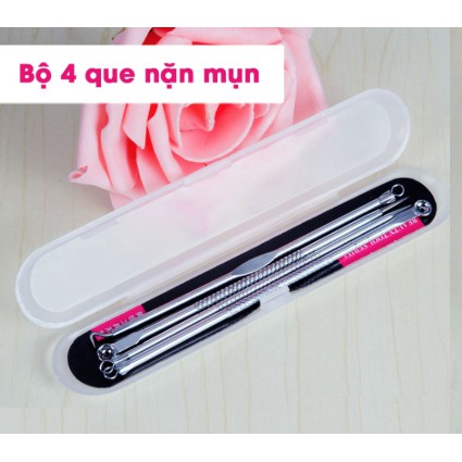 Bộ 4 Món Que Nặn Mụn Thần Thánh
