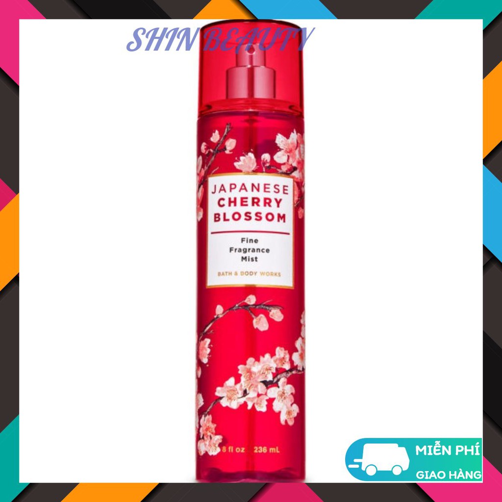 Xịt Thơm Toàn Thân Bath & Body Works Japanese Cherry Blossom 236ml