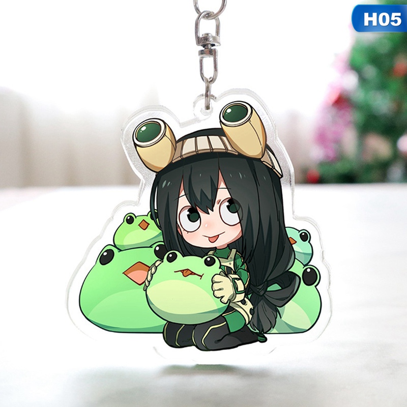 flowersqueen Móc khóa hình nhân vật hoạt hình My Hero Academia đáng yêu