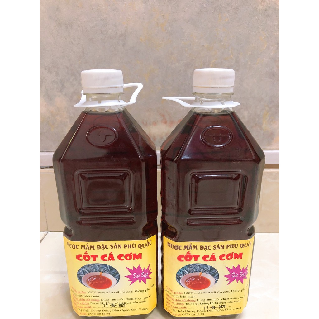 Nước mắm Cốt nhĩ nguyên chất 40độ đạm Phú Quốc 1000ml/1chai(Mắm cốt nguyên chất thơm ngon)