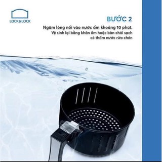 NỒI CHIÊN KHÔNG DẦU LOCK & LOCK.  5.2 L   EJF351BLK