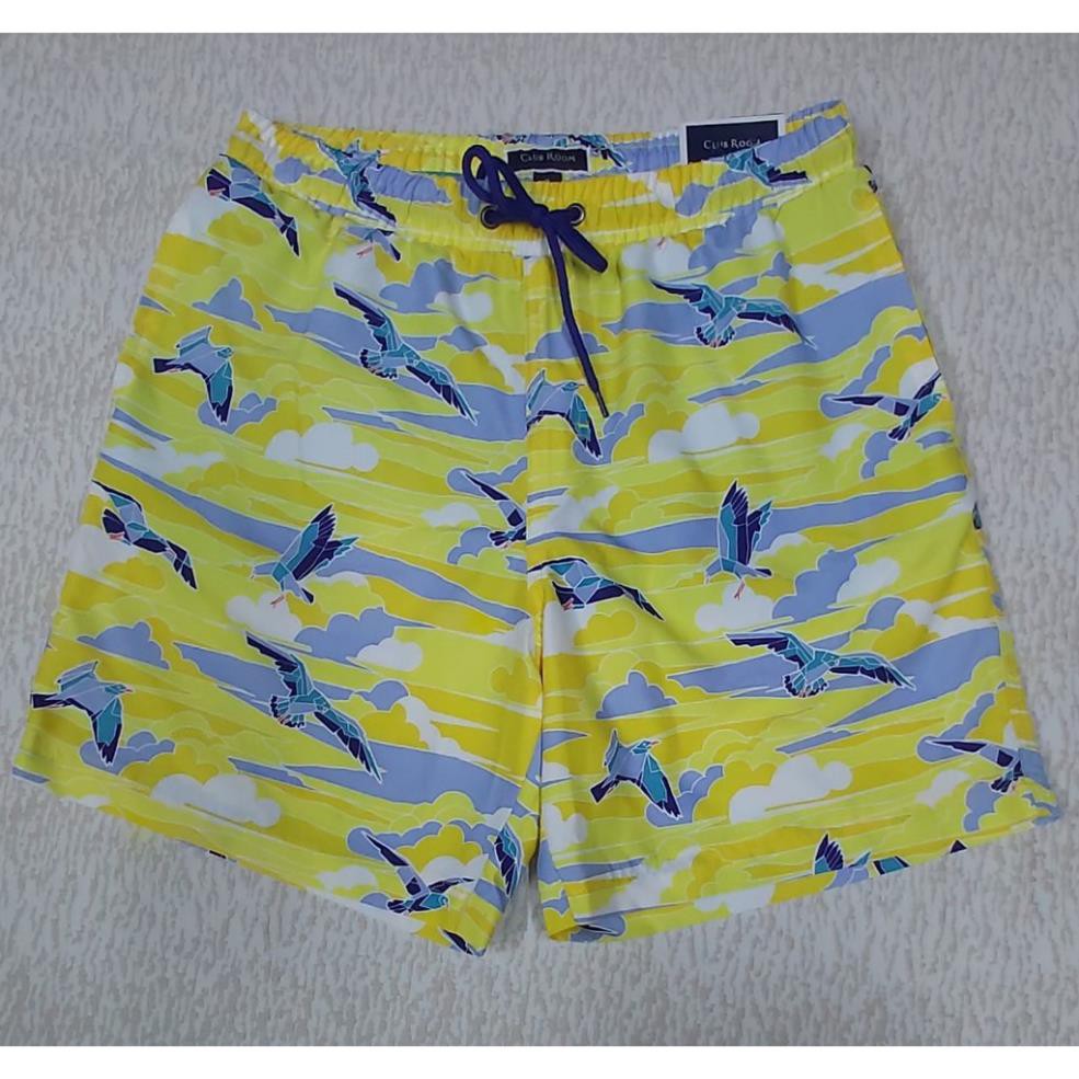 Quần short nam đi biển swim trunks hiệu Club Room size S hàng hiệu mỹ