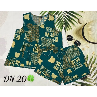 Đồ bộ tole lanh đùi sát nách vnxk