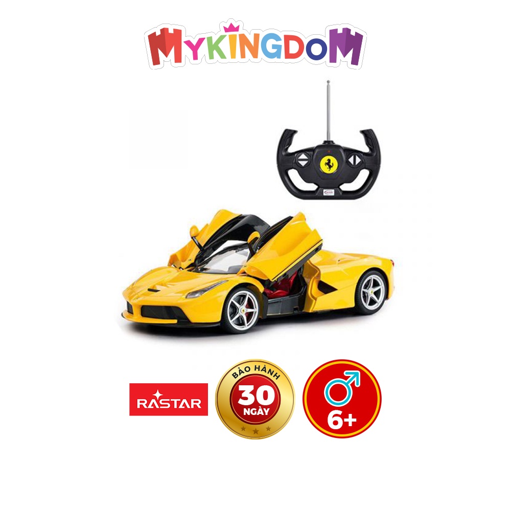 Đồ Chơi RASTAR Xe R/C 1:14 Rastar Ferrari Laferrari Có Thể Mở Cửa Màu Vàng R50100/YEL