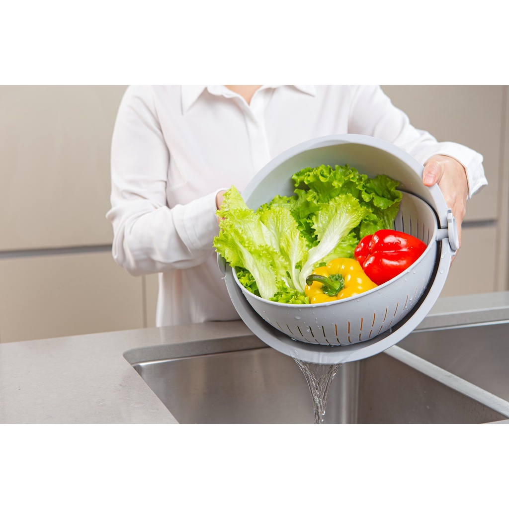BỘ RỔ XOAY ĐA NĂNG TIỆN DỤNG DỄ DÀNG SỬ DỤNG LOẠI 28CM