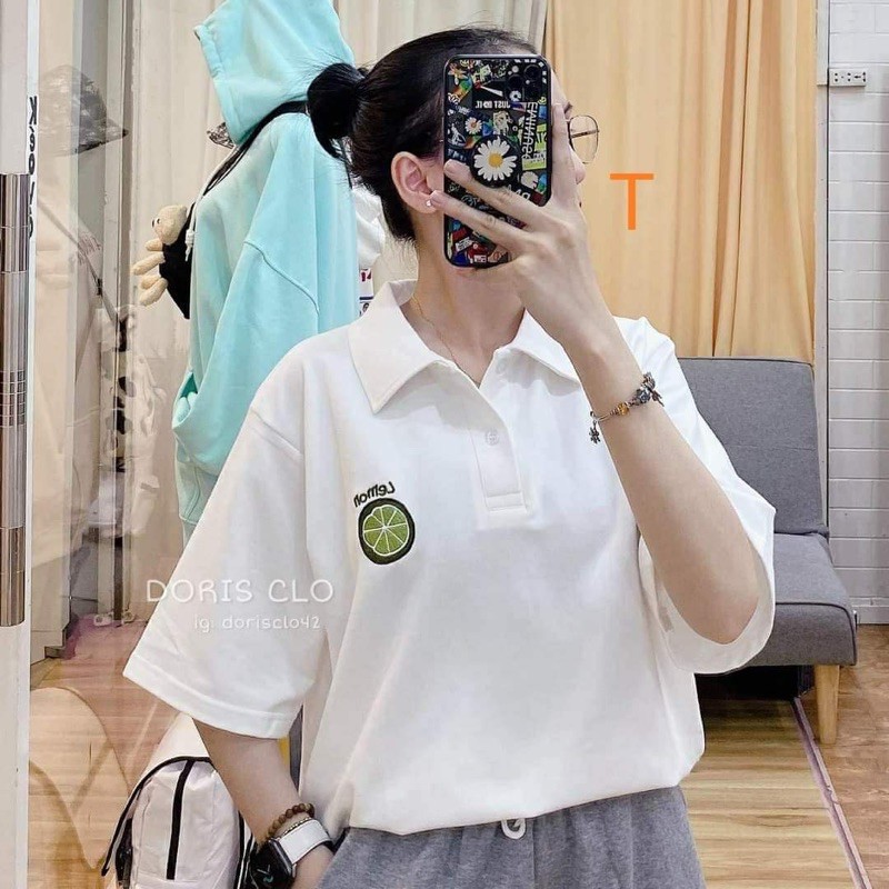 Sét áo polo quả chanh+quần chun gấu