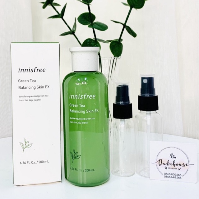 Nước hoa hồng Innisfree Trà xanh green tea balancing skin Toner 200ml