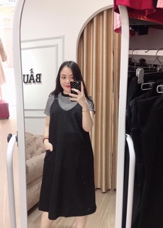 Yếm bầu công sở chất dày dặn(không kèm áo)
