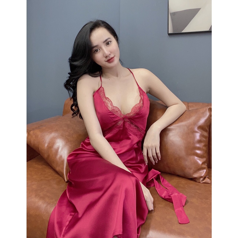 Đầm dài  Sexy lụa satin - latin Siêu Mát 3 màu ĐD101 | BigBuy360 - bigbuy360.vn