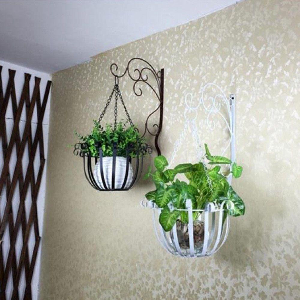 WTTLE Móc Sắt Treo Chậu Cây Trang Trí Xinh Xắn