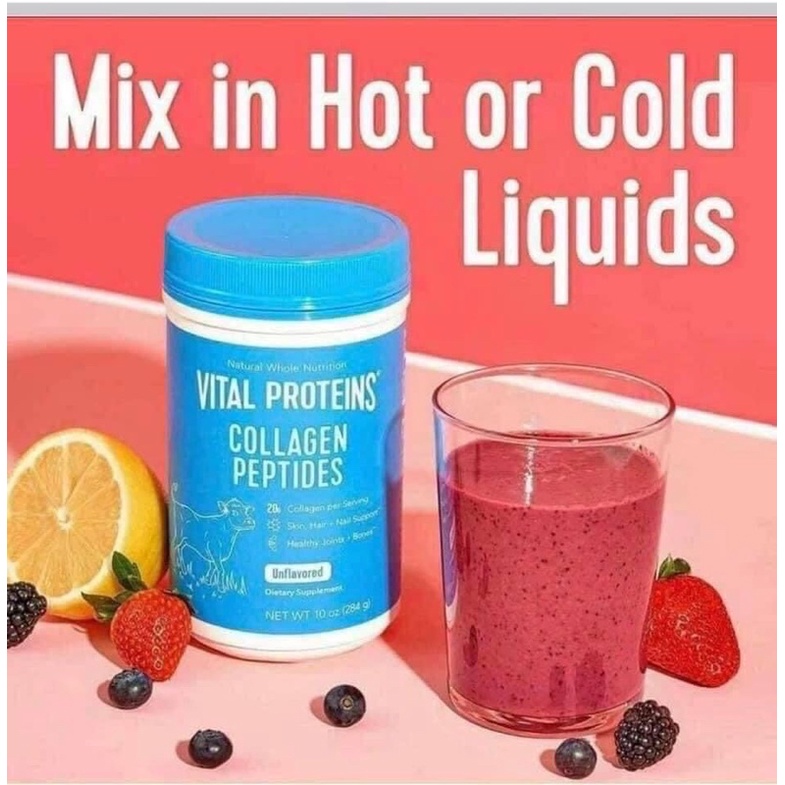 bột pha uống vital proteins collagen peptides | BigBuy360 - bigbuy360.vn