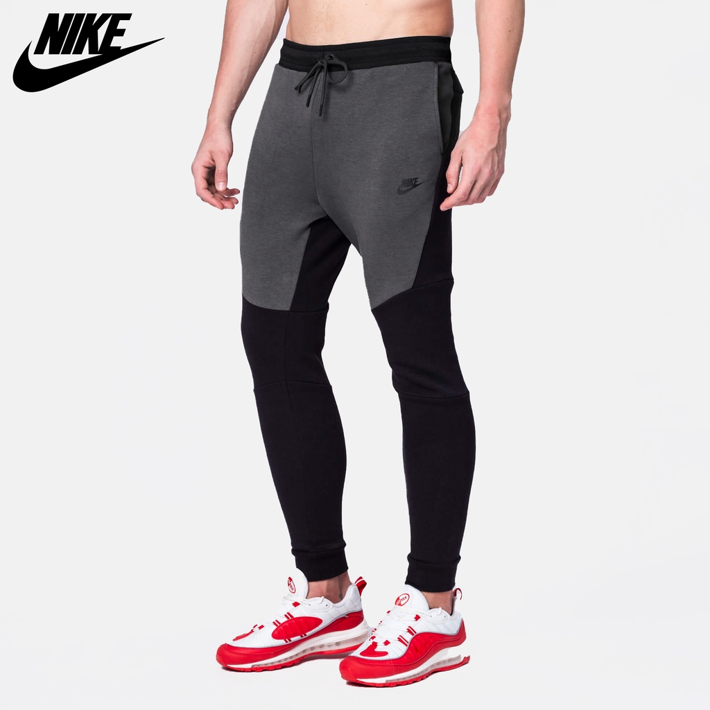 NIKE - Quần dài thể thao nam nữ Nike Tech Fleece Version 3 Pant chính hãng - Xám ghi x Đen