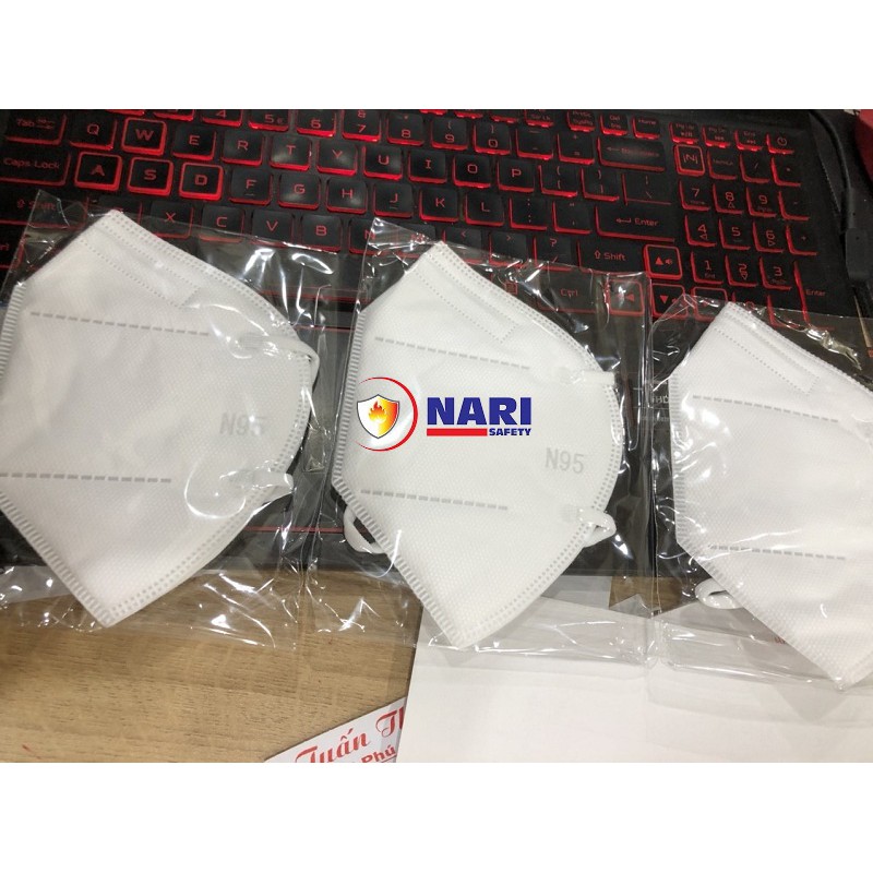 Khẩu trang N95 chống bụi mịn PM2.5 - Có kẹp định vị mũi