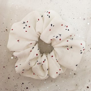 Dây cột tóc Scrunchies hoa nhí