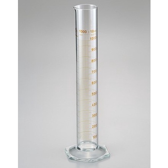 Ống đong thủy tinh chia vạch 1000ml dụng cụ phòng thí nghiệm