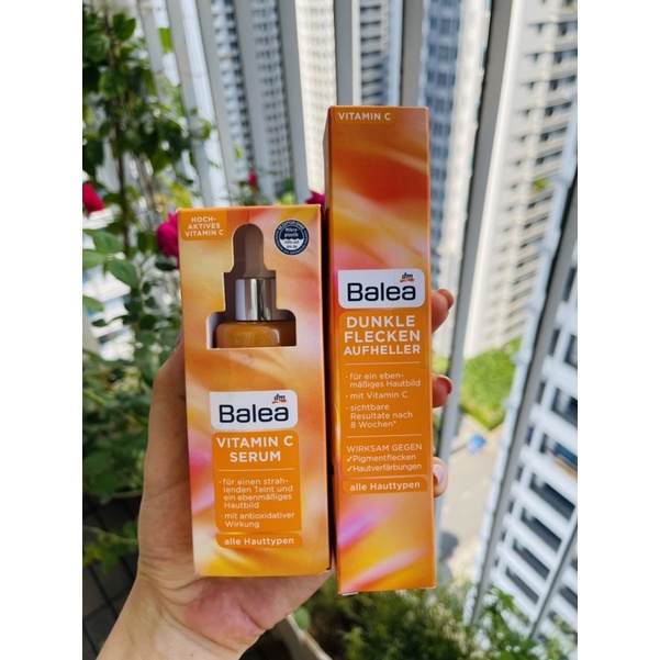 Tinh chất dưỡng Balea ⚡ CAM KẾT CHẤT LƯỢNG ⚡ Serum và kem Vitamin C Balea Đức sáng da mờ th.âm, giảm nếp nhăn