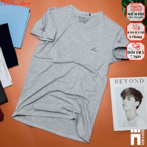 Big Sale Áo Thun Nam Giá RẻChất Liệu Cotton Co GiảnThấm Hút Mồ Hôi - Petals_store
