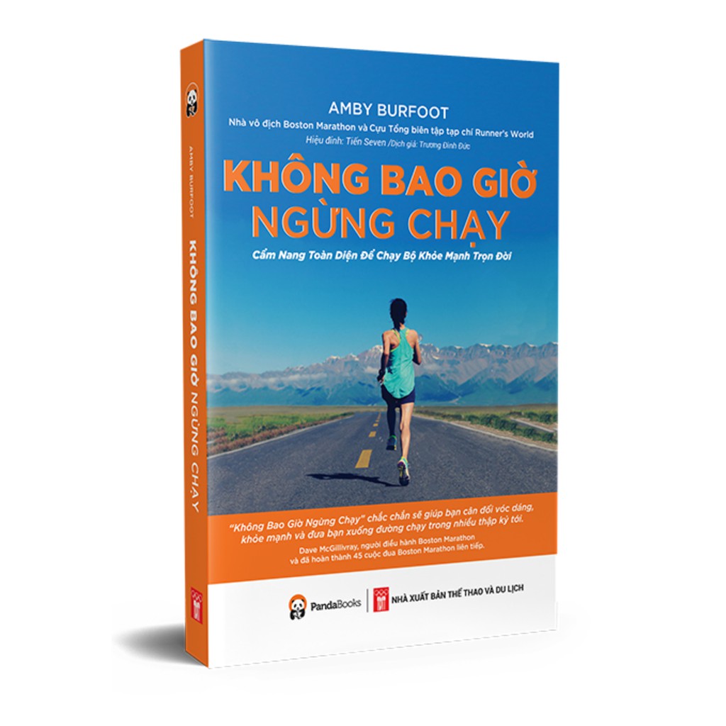 Sách - KHÔNG BAO GIỜ NGỪNG CHẠY - Pandabooks | BigBuy360 - bigbuy360.vn