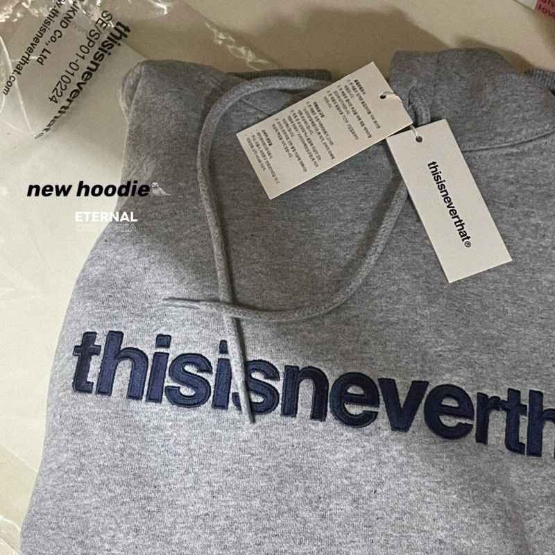 Áo hoodie brand Hàn Thisisneverthat [Ảnh thật+ Gift tặng kèm]