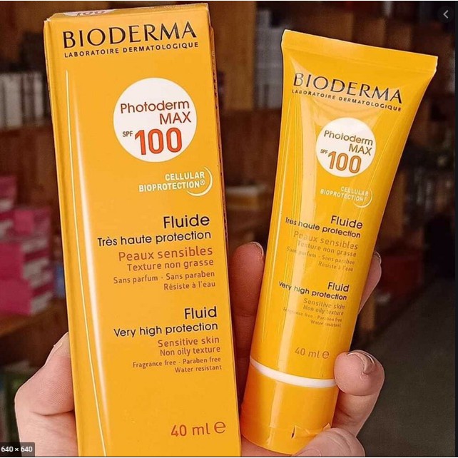 [Da Nhạy Cảm]Kem Chống Nắng BIODERMA Photoderm Max SPF 100 (40ml)