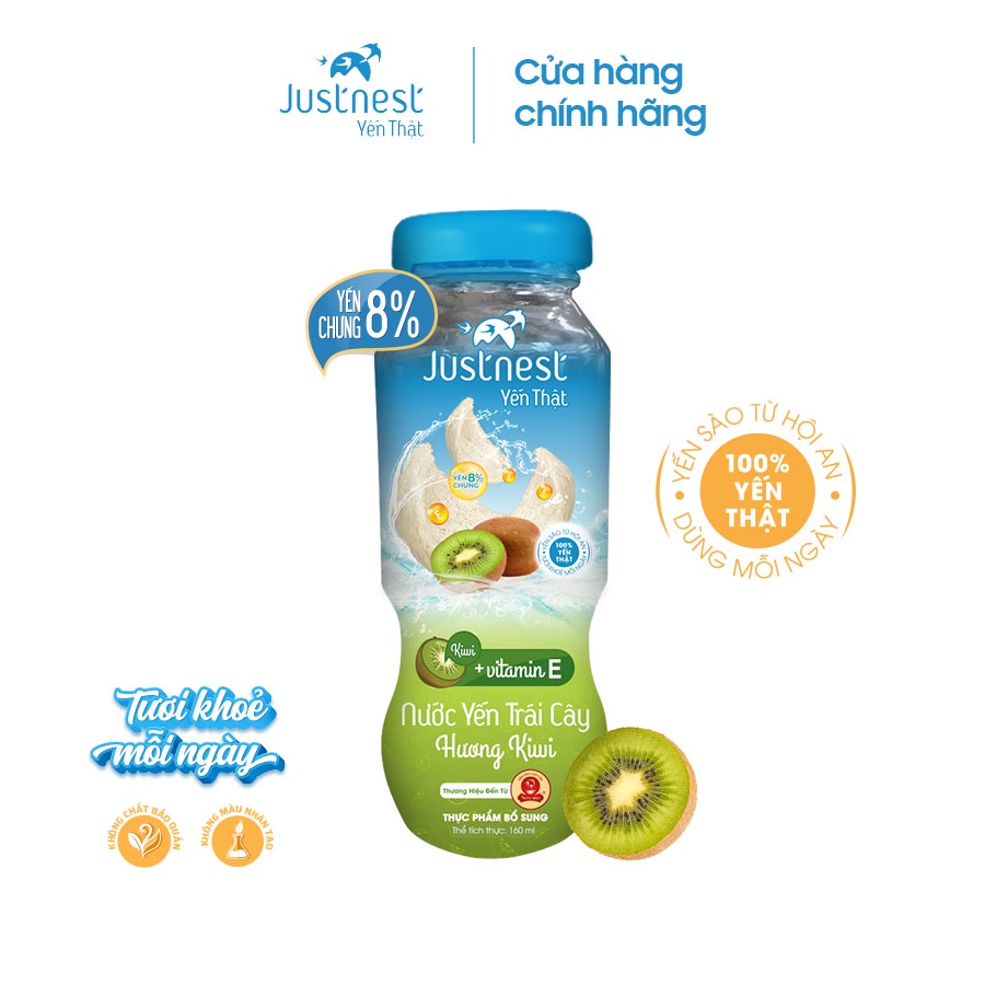 Nước yến thật Justnest 8% yến chưng