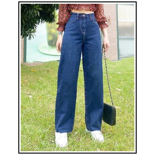 Quần jean nữ mẫu mới nhất ỐNG SUÔN DÀI trơn KHÔNG TUA LAI s2/10-136