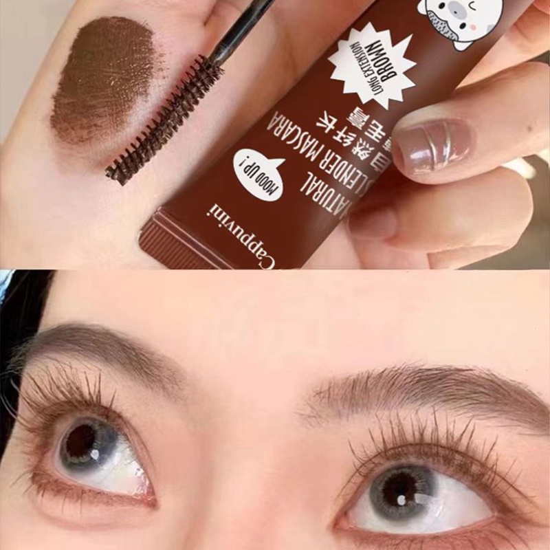 Mascara Sợi Tơ 4D Màu Đen Chống Thấm Nước Chuốt Dài Và Dày Mi