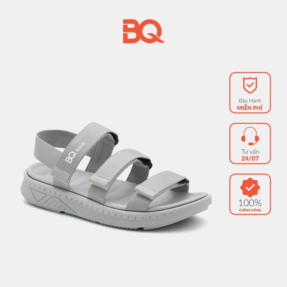 Giày sandal nữ đi học đẹp 3 quai ngang đế cao 2 phân SD BQ017