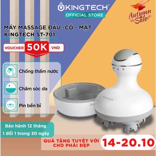 Máy Massage Đầu Cổ Mặt Mini Đa Năng KINGTECH ST-701 - Máy Mat Xa Chính Hãng - Matxa Đầu Giải Toả Căng Thẳng, Mệt Mỏi
