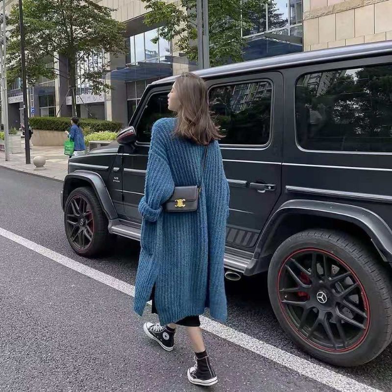 Áo khoác len cardigan , áo khoác len dáng dài phong cách hàn quốc siêu xinh hàng L1 | BigBuy360 - bigbuy360.vn
