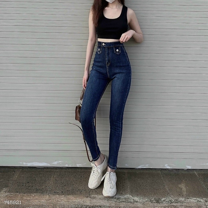 QUẦN JEANS LƯNG CAO