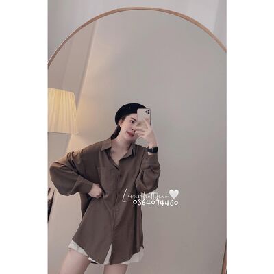 áo sơ mi thụng bo tay nhún nhiều màu xinh xắn