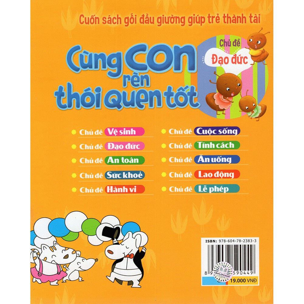 Sách: Cùng con rèn thói quen tốt Đạo Đức TSTN
