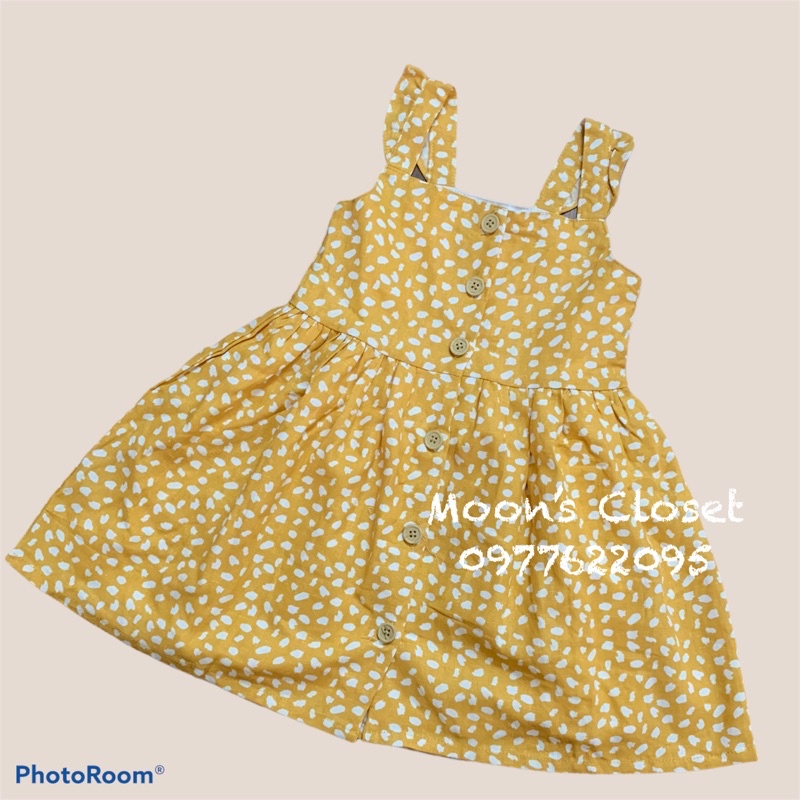 Váy thô vàng Primark size 0/3m-24/36m