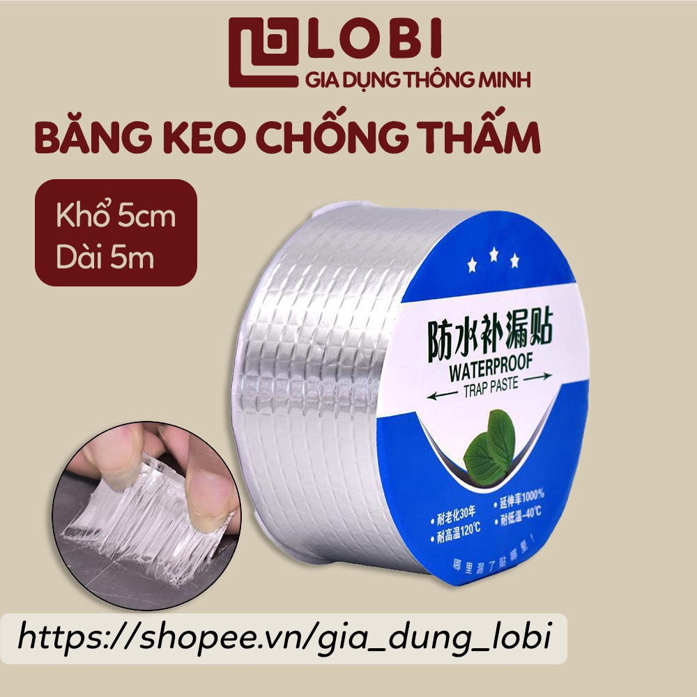 Băng keo chống thấm nước Nhật Bản khổ 5cm x 5 mét