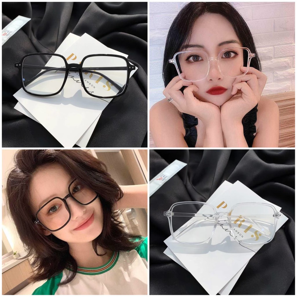 [Mã FARSSTGRE giảm 5K đơn bất kỳ] MẮT KÍNH GIẢ CẬN FORM VUÔNG TEEN 425 HOT TREND CỰC ĐẸP