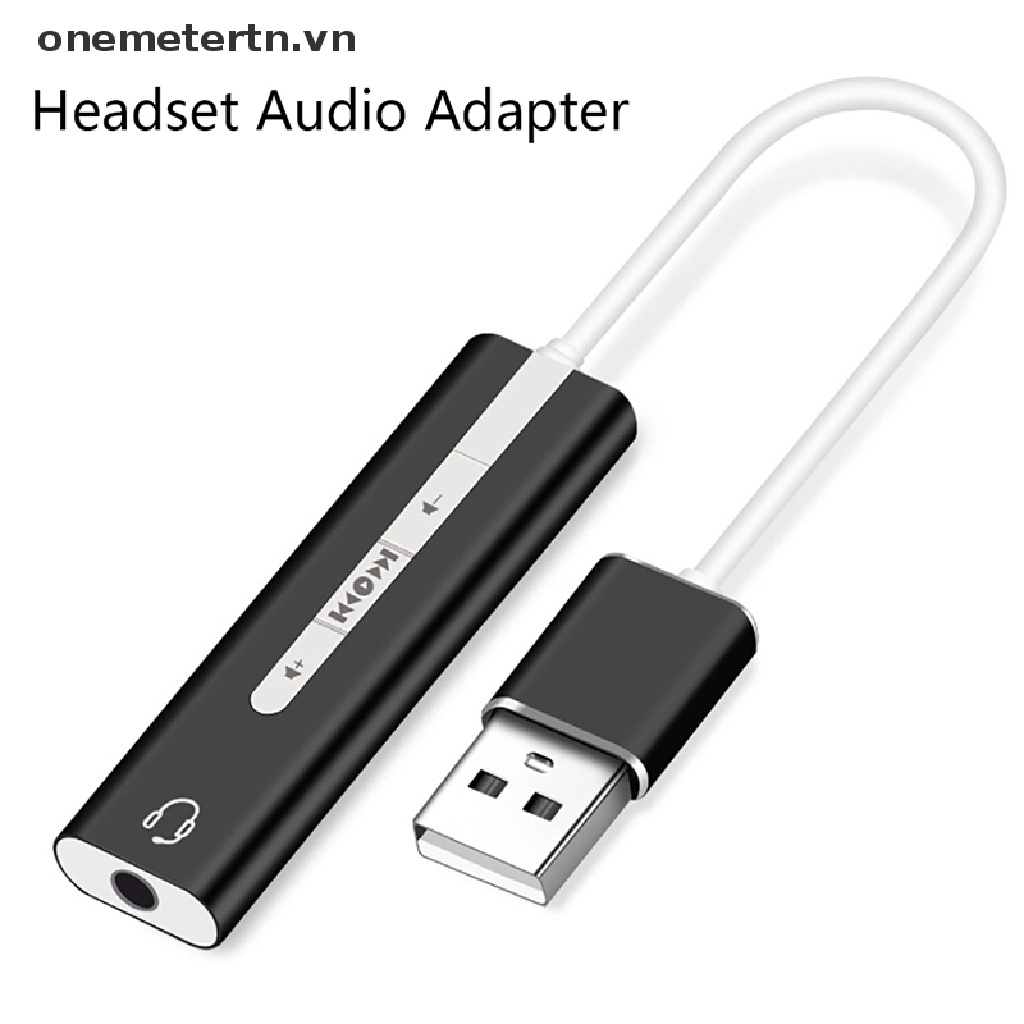 1 Cáp Chuyển Đổi Usb Sang 3.5 mm Âm Thanh Stereo Cho Tai Nghe